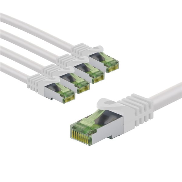 Miniatyrbild 1 av 2: Goobay 69769 nätverkskablar Vit 2 m Cat8.1 S/FTP (S-STP) Rund