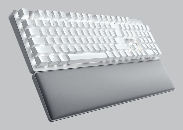Razer Pro Type Ultra tastatur Universel USB + Bluetooth Fransk Hvid
