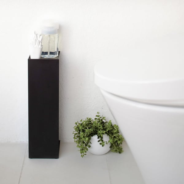 Yamazaki YA07851 Toiletpapir holder Gulvstående Sort