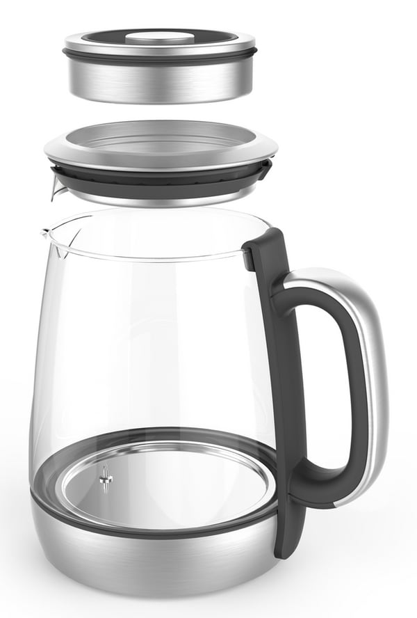 Pikkukuva 3 / 5: Riviera & Bar BTA850 vedenkeitin 1,2 L 2000 W Ruostumaton teräs, Musta