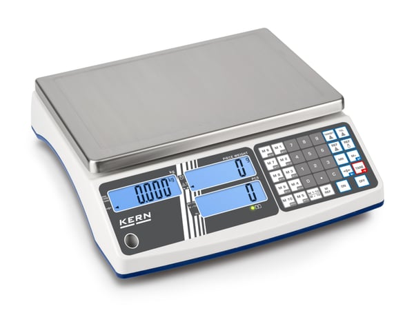 KERN & SOHN Zählwaage LCD 30 kg Rustfrit stål