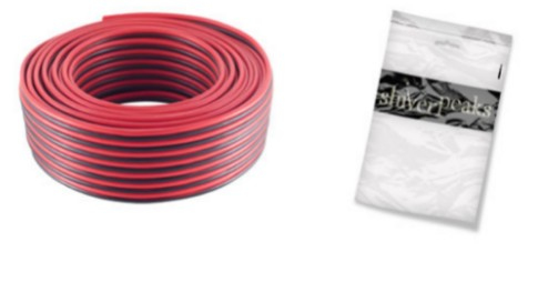 shiverpeaks Basic-S ljudkabel 10 m Svart, Röd