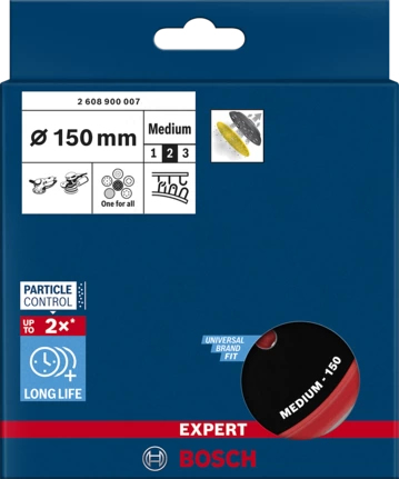 Bosch 2 608 900 007 slibeskive Slibeskive bagepude