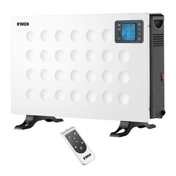 Miniatyrbillede 1 af 2: Noveen CH8000 LCD Smart Indendørs Hvid 2000 W Konvektor elektrisk rumvarmer