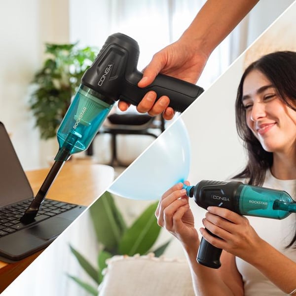 Cecotec Conga Rockstar Micro Hand rikkaimuri Musta, Vihreä Pussiton