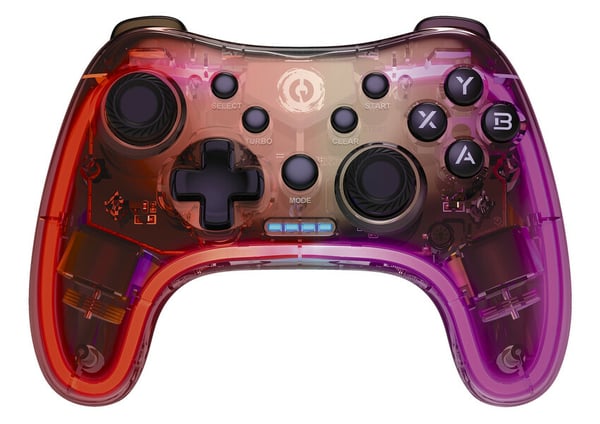 Canyon , 2.4G Wireless Controller with built-in 800mah battery, 2M Type-C charging cable ,Wireless Gamepad for Android / PC / PS3 /PS4 /XBOX360/ Nitendo Switch?RGB Lighting), 151*110*42mm, 208g