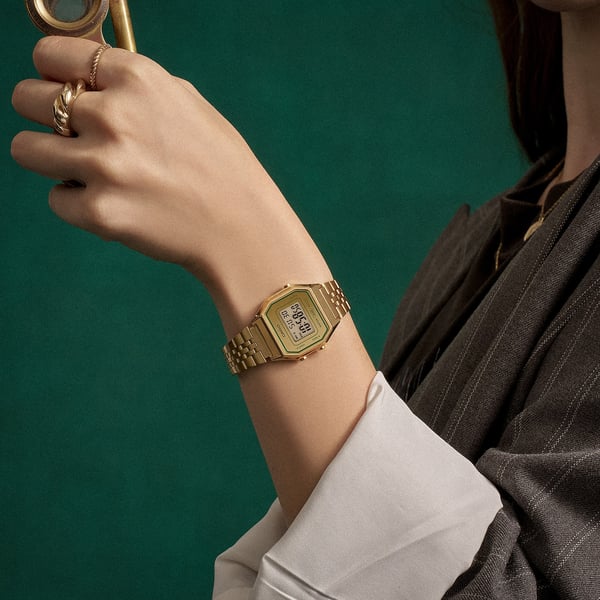 Casio LA680WEGV-9AEF Armbåndsur Rustfrit stål Guld
