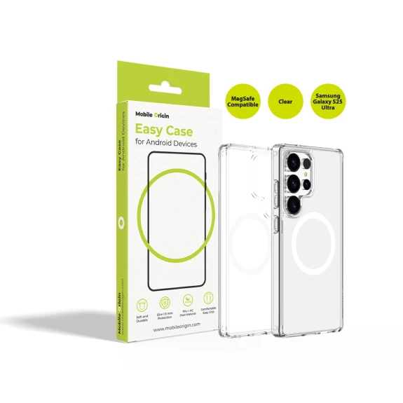 Mobile Origin MO-HYCL-GS25U matkapuhelimen suojakotelo 17,5 cm (6.9") Suojus Läpinäkyvä