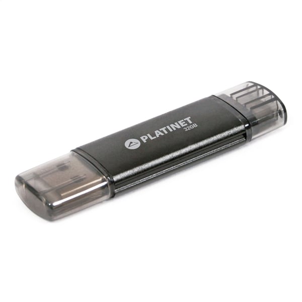 Platinet PMFA32B USB-sticka 32 GB USB Type-A / Micro-USB 2.0 Svart Platinet PMFA32B USB-sticka 32 GB USB Type-A / Micro-USB 2.0 Svart