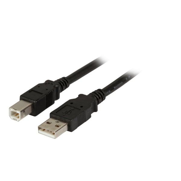 Miniatyrbillede 2 af 2: EFB Elektronik K5256SW.1 USB-kabel USB 2.0 1 m USB A USB B 0,48 Gbit/sek. Sort