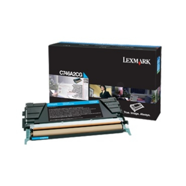 Lexmark C746A3CG värikasetti 1 kpl Alkuperäinen Syaani