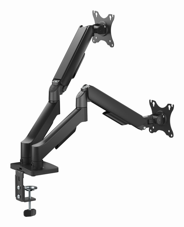 Pikkukuva 4 / 6: Gembird MA-DA2U-01 monitorin kiinnike ja jalusta 81,3 cm (32") Vastaanotto Musta