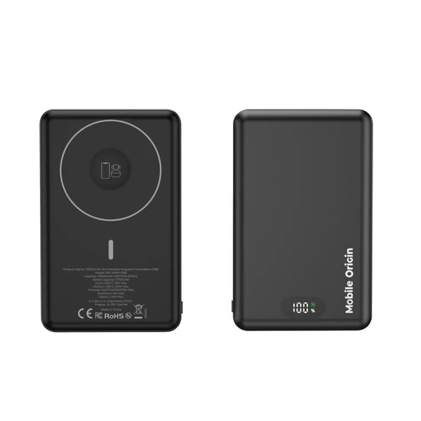 Mobile Origin PowerBank 10000mAh 3in1 Trådlös Magnetisk PowerBank PB8