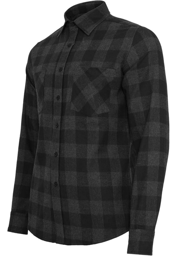 Urban Classics Checked Flanell Skjorta Långärmad Bomull