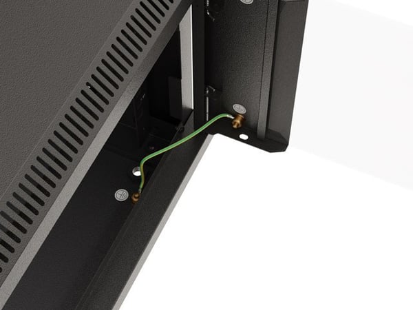 Lanberg WF03-5309-10B rack 9U Väggmonterad rack Svart