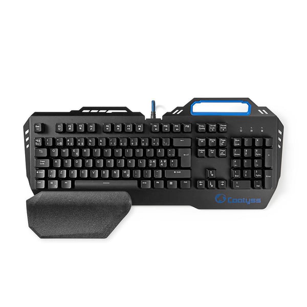 Nedis GKBD400BKND tangentbord Spela USB QWERTY Holländsk Svart