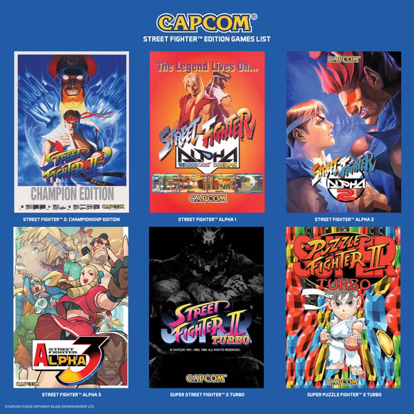 Miniatyrbild 1 av 16: Blaze Evercade Alpha Street Fighter Bartop Arcade Standard Autres