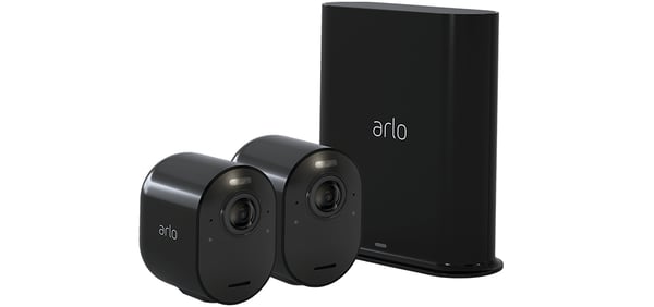 Arlo Ultra 2 udendørs sikkerhedskamera, 2 Kamera Sæt sort