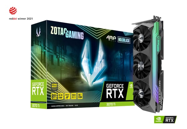 Miniatyrbild 3 av 8: Zotac GAMING GeForce RTX 3070 Ti AMP Holo NVIDIA 8 GB GDDR6X