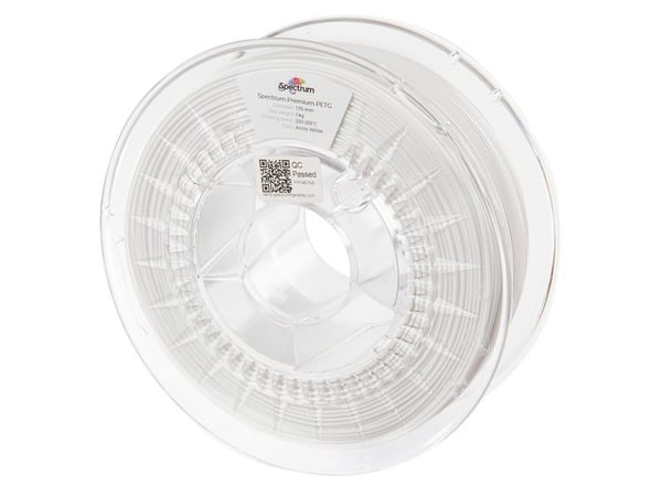 Spectrum 5903175657619 3D print materiale ABS, Polyethylenterephthalatglycol (PETG) Hvid 1,4 kg