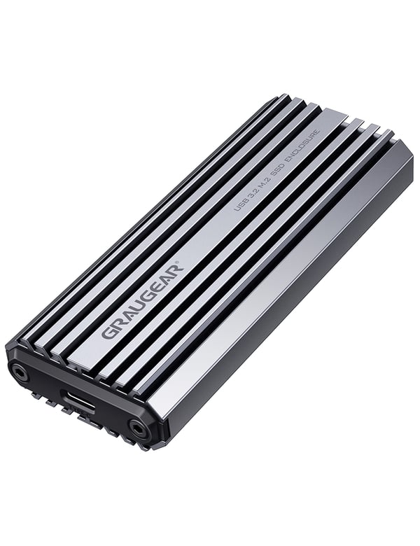 GrauGear G-M201-AC-10G - SSD-kabinet - M.2 - M.2 - PCI Express 3.0 - 10 Gbit/s - USB-tilslutning - Gra