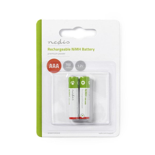 Nedis NI-MH-AKKU 1,2V 700MAH AAA / NEDIS BANM7HR032B/2 BANM7HR032B