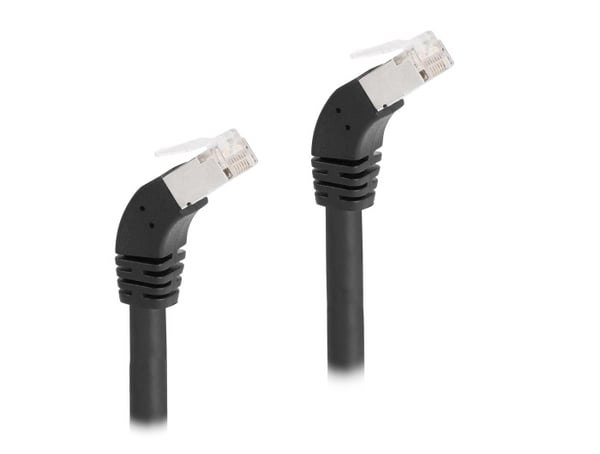 DeLOCK 80274 netværkskabel Sort 0,5 m Cat6a S/FTP (S-STP)