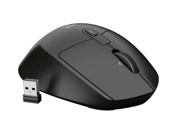 Miniatyrbild 3 av 9: NATEC Kite datormöss Kontor Högerhand Trådlös RF + Bluetooth Optisk 4000 DPI