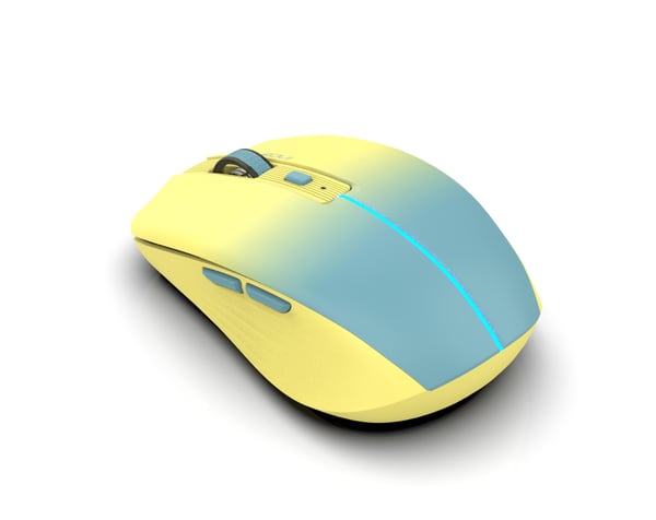 Inca IWM-511RS hiiri Office Oikeakätinen RF Wireless + Bluetooth + USB Type-C Optinen 1600 DPI