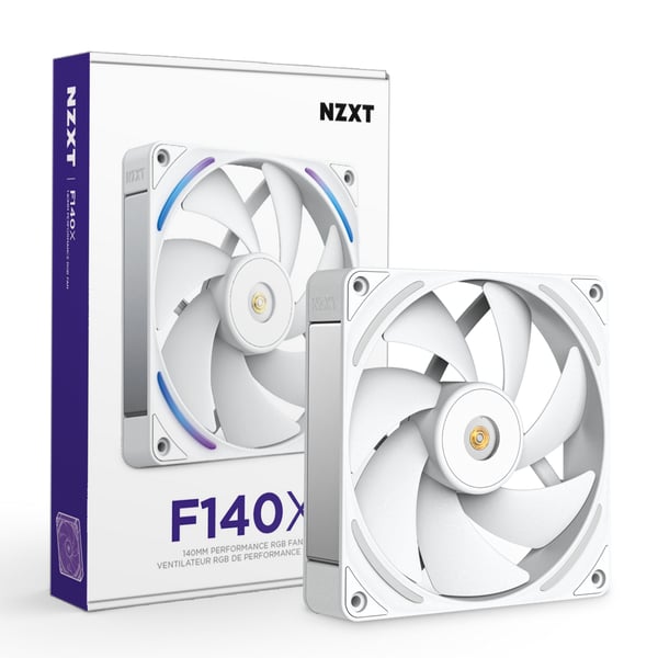 NZXT F140X Computerkabinet Ventilator 14 cm Hvid 1 stk