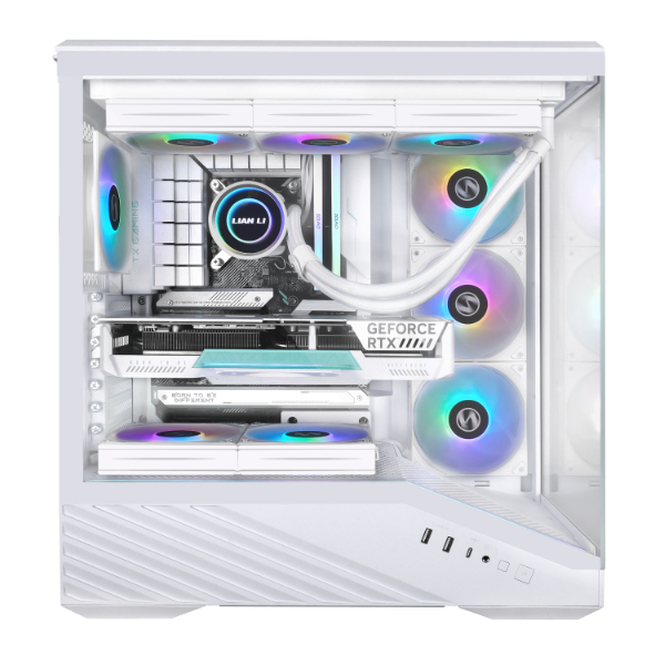 Lian Li Vector V100 Midi Tower Musta, Läpinäkyvä