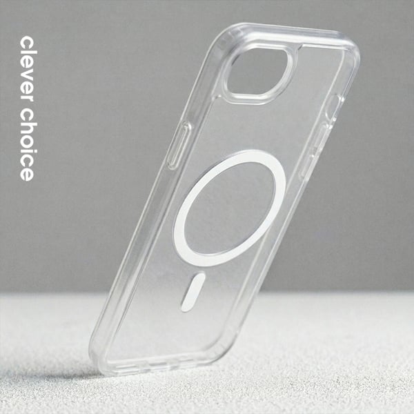 Miniatyrbild 4 av 4: Crong CRGHMMIP17EWHT mobiltelefonfodral 15,5 cm (6.1") Mobilskal Vit, Translucent