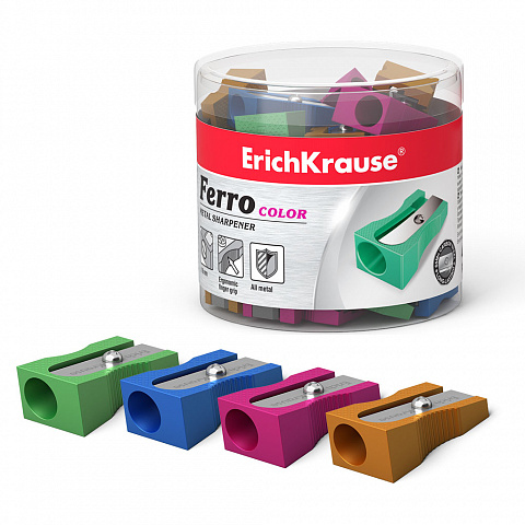 ErichKrause 38014 blyantspidser Manuel blyantspidser Flerfarvet