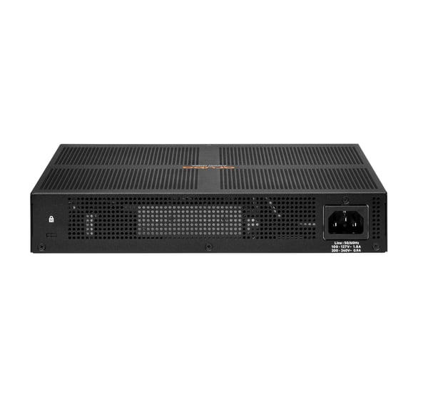 Miniatyrbild 3 av 3: HPE Aruba Networking 6100 12G Class4 PoE 2G/2SFP+ 139W hanterad L3 Gigabit Ethernet (10/100/1000) Strömförsörjning via Ethernet (PoE) stöd 1U Svart