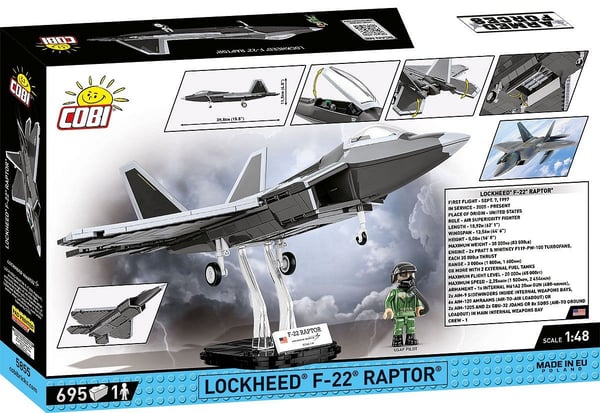 COBI Lockheed F-22 Raptor