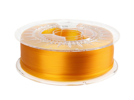 Miniatyrbillede 2 af 3: Spectrum Filaments PET-G Premium 1.75mm Polyethylenterephthalatglycol (PETG) Transparent, Gul 1 kg