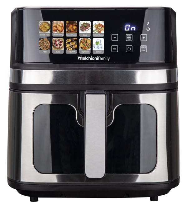 Miniatyrbillede 2 af 2: Melchioni GAIA PLUS 8L Enkelt Enkeltstående 2200 W Varmluftsteger Sort