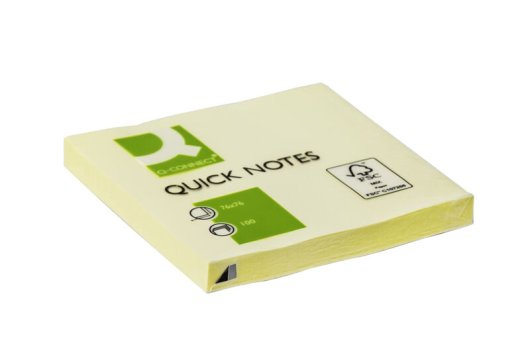 Q-CONNECT KF10502 itseliimautuva muistilappu Suorakulmio Valikoidut värit 100 arkkia