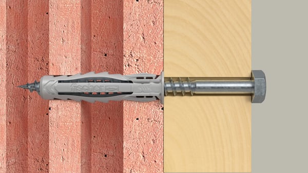 Fischer 567824 skruvankare och väggplugg 10 styck Expansionsankare 50 mm