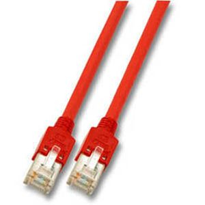 EFB Elektronik RJ45 (X) S/FTP Cat5e netværkskabel Rød 1,5 m SF/UTP (S-FTP)