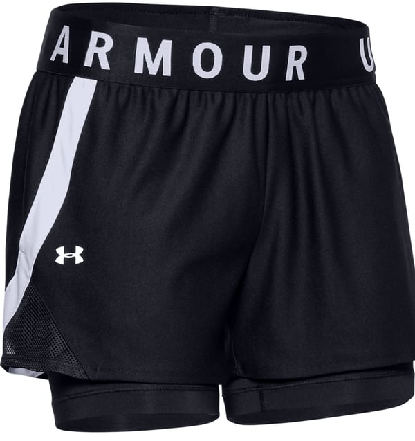 Under Armour Play Up 2-in-1 Flad på forside Hunstik Sort