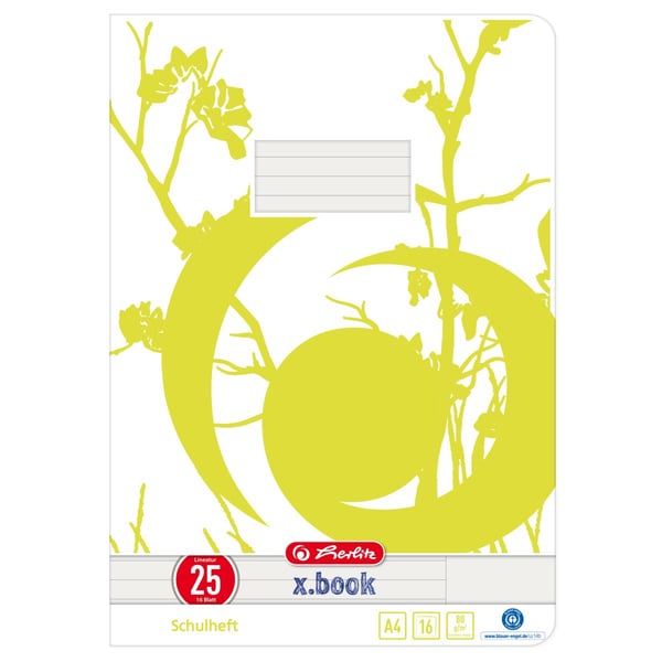 Miniatyrbillede 1 af 2: Herlitz 3352507 motionsbog