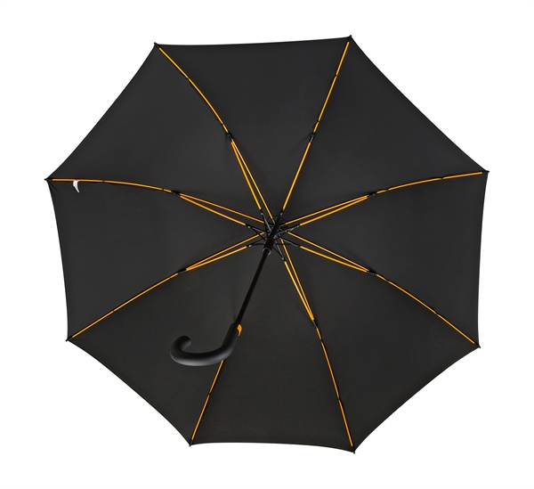 Miniatyrbillede 4 af 4: IMPLIVA GP-67 Falcone Sort Glasfiber Polyester Fuld størrelse Paraply