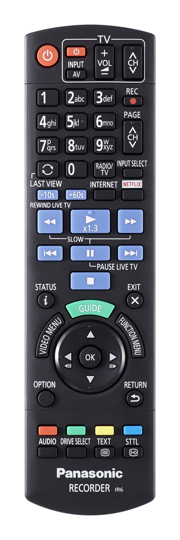 Miniatyrbillede 5 af 5: Panasonic DMR-BST765AG DVD/Blu-Ray afspiller Blu-ray optager 3D Sølv