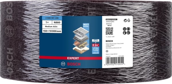 Bosch 2 608 901 236 käsikäyttöinen hiontaväline Hiomarulla Erittäin hieno karkeus 1 kpl