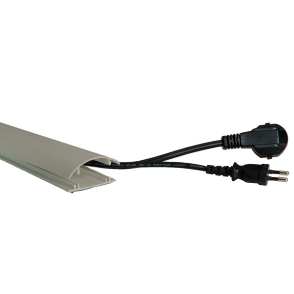 VALUE Cable Tunnel Organizer, Closed, 6 cm x 100 cm kabelsamler