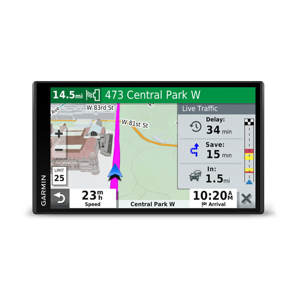 Garmin DriveSmart 65 EU MT-S navigatorer Fast 17,6 cm (6.95") TFT Pekskärm 240 g Svart