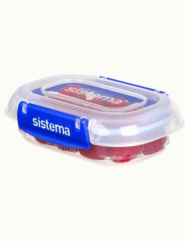 Sistema 881523 matburkar Rektangulär Container 0,18 l Transparent 3 styck