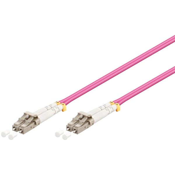 Goobay LC-LC, 10 m InfiniBand och fiberoptisk kabel Violett