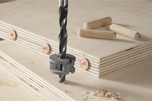 wolfcraft GmbH 2916000 dyvel 31 stk Træ Rund